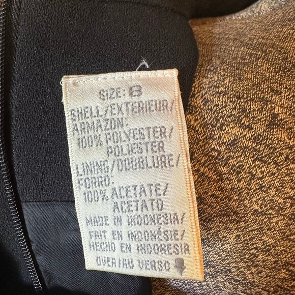 Vintage Liz Claiborne Black Halter Maxi Dress 8 Button Front Embroidered Collar - Picture 8 of 14